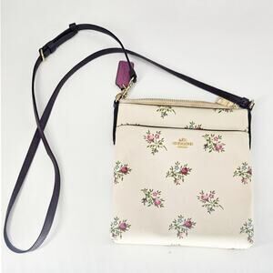 Coach Kitt Messenger Crossbody with Paint Dab Floral Print